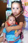 08082007
Enia Marisol Calzada Peña junto a su hermanito Jesús Elliel, el día de su segundo cumpleaños.