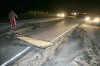La carretera Panamericana Sur está cortada, a la altura del kilómetro 190, donde se dañó la carpeta asfáltica.