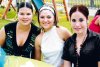 Daniela Valencia, Sandra Martínez y Elena Siller.