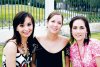 Susana Beltrán del Río, Ana Cristina y Pilar Lavín.