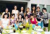 Sofía Soltero de Miñarro, la novia, Daniela Carrillo Santibáñez y Yasmín Etemad-Amini García.