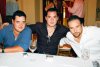 Cata de vinos
Alberto Díaz de León R., Fernando Zertuche Torres y Enrique Sada Díaz de León.