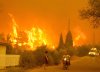 24 poblaciones han sido amenazadas por grandes llamas que han cobrado la vida de por lo menos 63 personas en el peor incendio forestal que se tenga memoria en la historia de Grecia.