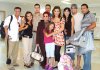 29082007
Astrid Casale, Nayla Zermeño y Cony Frausto viajaron a Madrid, las despidieron familiares.