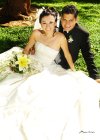 Srita. Carolina Teresa Velázquez Pacheco el día de su boda con el Sr. Hugo Iván Herrera Morales.

Estudio Morán.