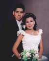 Srita. Margarita de Jesús Moya Ramos, el día de su boda con el Sr. Édgar Saucedo Morales.

Estudio Berumen.