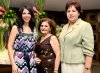 13092007
Marcela Rojas acompañada por su suegra, Karime Chibli de Lee y su mamá, Esperanza Soto de Rojas.