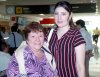 21092007
Otilia Zúñiga llegó de la Ciudad de México, la recibió Gladys Cruz.