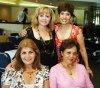 30092007
Lupita Trevizo de Anaya celebró su cumpleaños junto a sus amigas Edith Ollivier, Idalia Chapa y Rosy Esquinca.