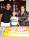 30092007
Michelle Ali Tovar Aguilar festejó su octavo cumpleaños; es hija de Miguel Ángel Tovar y Angélica Aguilar.