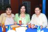 04112007
Luz María González Ortiz, Farah de Marcos y Sofía de Marcos, en una despedida de soltera.