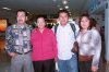14112007
Luz María Gómez, Patricia Rivera, Elizabeth Manzanilla, Óscar Tarrago y Linda Amaro regresan a Venezuela, Colombia y Guatemala; fueron despedidos por Celsa López.