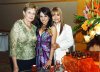 26112007
Judith Gurza de Tavera y Mayela Arroyo de Reyes organizaron una elegante despedida de soltera para Lilia Arroyo.