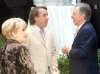 Veronica Castro asistió a la boda de Vicente Fernández y su amiga Mara Castañeda.