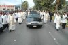 Después de la misa, una procesión pasó por la avenida Abasolo, la calzada Colón y la avenida Matamoros hasta la Catedral del Carmen.