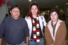 16122007
Patricia Rodríguez y Patricia Reyes viajaron a Sinaloa y las despidió Pablo Rodríguez.