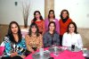 09122007
La agasajada en compañía de Laura Gamboa, Marcela de la Rosa, Mague Tosca, Elva López de Cano, Rocío Rivera de Fuentes y Martha Julia Mena.