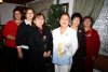 19122007
Claudia de González, Gloria de Paniagua, Isabel de Cortez, Beatriz de Vázquez, Herminia de Cacache y Alma de Hernández,  grupo de amigas que festejaron su posada navideña con una cena.