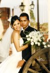 Srita. Maritza Chihuahua Castañón el día de su boda con el Lic. Raúl Anwar Villagómez Sánchez.

Estudio Luis Espinoza.