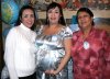 14012007
Dulce junto a las anfitrionas de su fiesta de regalos para bebé, María Dolores de Valadez y Lili Valadez.