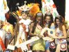 El Rey Momo de Río de Janeiro, Alex de Oliveira, recibió la llave de la ciudad de manos del alcalde, Cesar Maia, en un acto con el que comenzó oficialmente el carnaval.