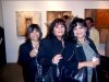 Emma Castillo, Martha Castillo y Socorro Castillo en la exposicion del artista Agustin Castillo en James Gray Gallery, Santa Monica, Ca