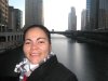 La Sra. Miriam Alejandra Martinez de Zapata en su viaje a la Cd. de Chicago Illinois el pasado mes de Diciembre