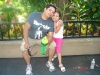 Nacho y Joceline Ballesteros en Six Flags en Texas