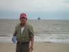 Sr. Lolito Trevino, en sus recientes vacaciones a la isla de Galveston Tx