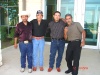 Los hermanos Ballesteros Ignacio, Alberto y Jesus con su sobrino Ruben Muñoz actualmente radican en Texas.