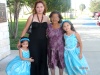Sra. Cuca Deraz con su nieta Sonia Treviño y sus bisnietas rachel y Joceline Ballesteros en reciente evento en Texas.