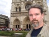 Thomas Case Catedral de Notre Dame, en Paris Francia. Viaje de negocios. 12 de julio, 2008