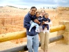 Mario Garcia y su familia en el Cañon Bryce, Utah