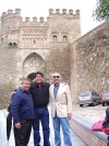 Rafaello Corte, Louigi Oroco y Ramone Revele, en Toledo, España.