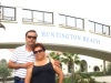 Sr. Pablo Saucedo y su esposa Estela Ceniceros en su reciente visita a las playas de California.