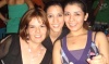 claudia Galarza, Veronica Beernear, Diana Juarez en restaurante conocido 9 de septiembre de 2008