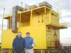 Jorge Cordova y Jorge David Cordova en las instalaciones de la NASA en Houston Tx. en sus recientes vacaciones