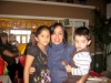 Ximena, Veronica y Oliver Casas, en reciente fiesta infantil.
