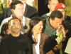 Los ex congresistas colombianos junto con sus familiares fueron recibidos por el presidente venezolano, Hugo Chávez, en el Palacio de Miraflores, en Caracas.