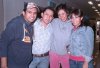 27022008
Anabel Núñez viajó a Buenos Aires y la despidieron Emmanuel Salas, Cristian Santana y Brenda Flores.