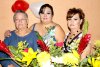 24022008
Martha Elena Pimentel Ruiz acompañada de las organizadoras de su despedida de soltera Martha Ruiz Brito y Margarita Brito.