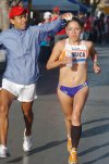 Rosa Elena Miranda Herrera fue la Mejor Lagunera en la rama femenil
del XX Maratón Internacional Lala,
al cronometrar un tiempo de tres
horas, 12 minutos y 56 segundos.