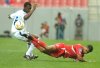 El guardamente de Panamá, José Calderón, no pudo evitar la derrota de su equipo ante la selección preolimpica de Honduras.