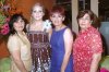 12042008
La novia con sus tías y organizadoras de la recepción, Irma de Jurado, Elvira de Arguijo y Olga de Ortiz.