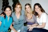 20042008
Irene Karam en su cumpleaños acompañada de sus amigas Lorena Bello, Alejandra Martínez y Mayté Cobián.