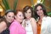 01052008
Karla Siller junto a Paola Reynosa, Deyanira de Reynosa y Abigaíl de Siller, en su despedida de soltera