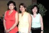 01052008
Lucy Gómez, Diana Rivera y Lourdes Duarte, celebraron juntas sus respectivos cumpleaños