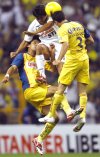 Fue un gran triunfo, lo merecíamos por toda la gente que vino, nos sacrificamos y ahí está el fruto del sacrificio, ahora hay que esperar los 90 minutos que faltan para pasar a la siguiente ronda', dijo Cabañas. 'Hay que jugar inteligente, allá va a ser difícil, pero esperemos dar un buen partido'.