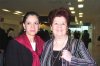 09052008
Leticia Cruz llegó desde la Ciudad de México y la recibió Teresa Dávila