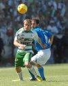 El partido se desarrolló bajo un calor de más de 40 grados.